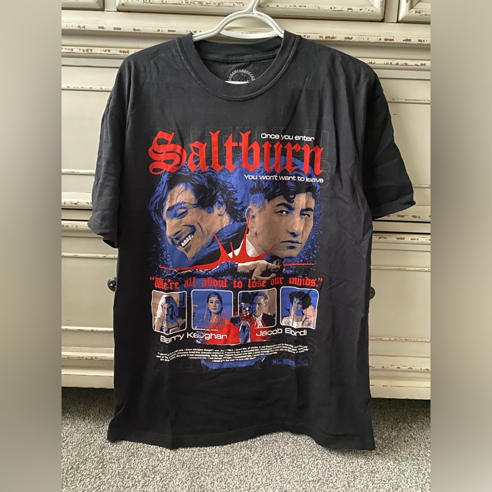 Studiohouse Designs Saltburn Black Graphic T-Shirt (L)